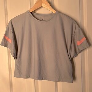 NIKE training crop shirt